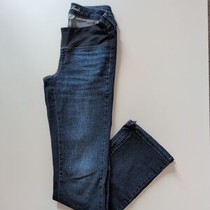 Universal Thread Dark Blue Jeans with Black Waistband